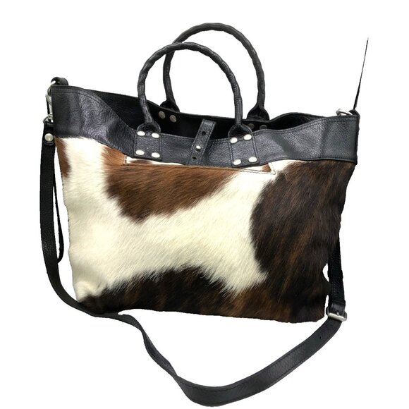 XXL PATRICIA NASH Cavalino Cowhide Tote Crossbody Bag Purse Handbag - Picture 1 of 8